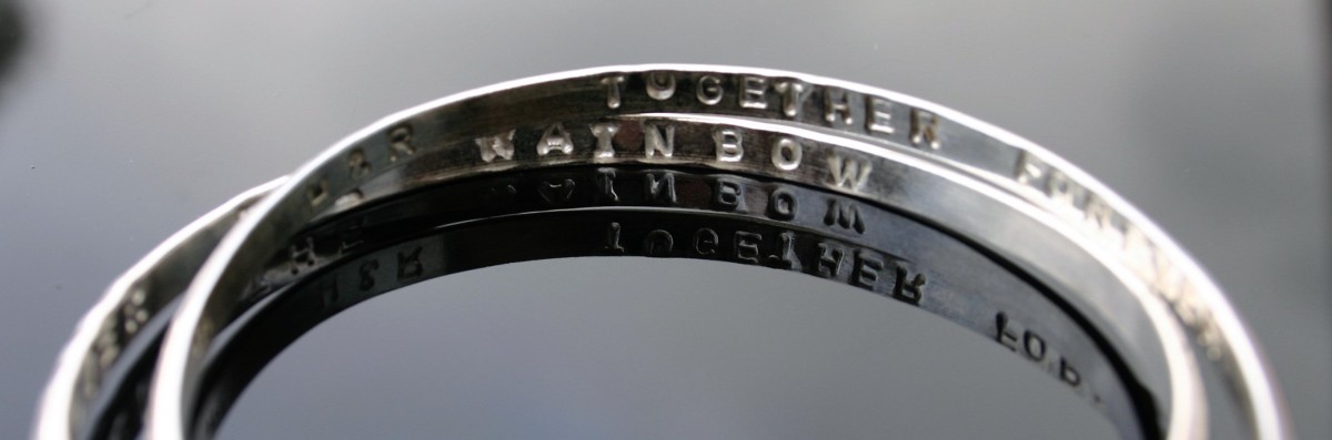 stamped bangle