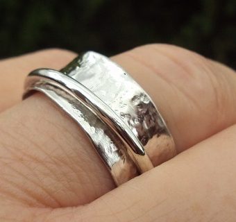 spinner ring on finger