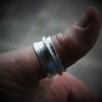 Thumb spinner ring