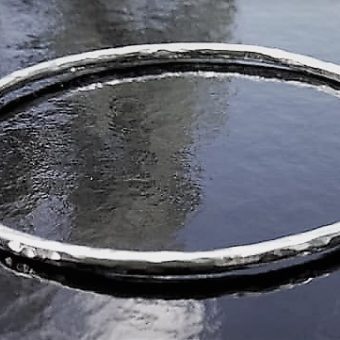 hammered bangle