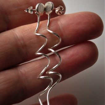 swirl earrings