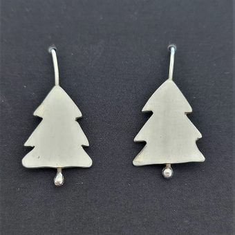 christmas tree earrings
