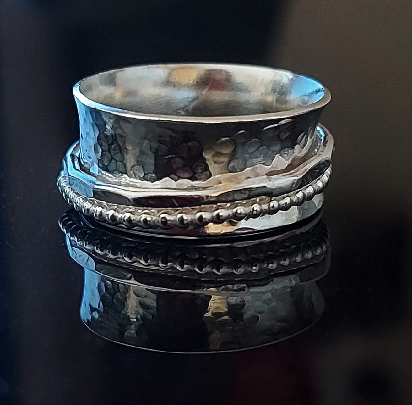 Inscribed Silver Spinner Rings - Shop Now! | Baltinester, Jerusalem