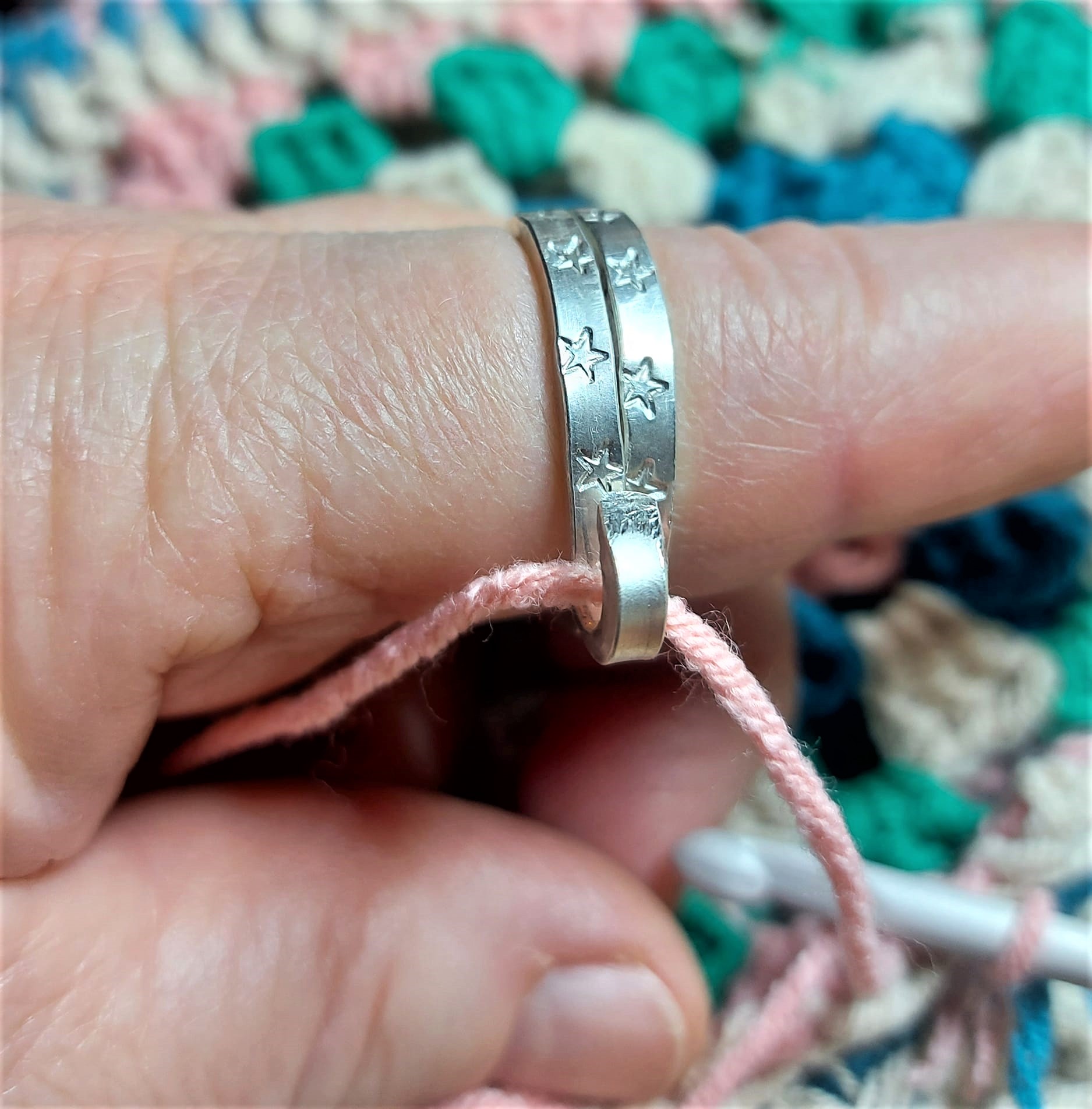 Lydney - Taurus Crafts - Tension Ring (for Crochet/Knitting Yarn) - 18  February - 3 PLACES LEFT - WMMsilver